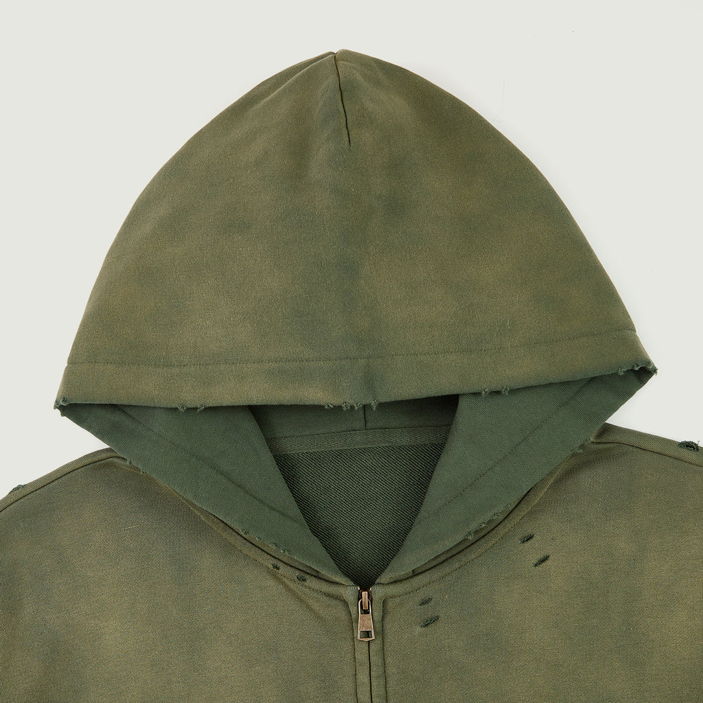 Faded Full Zip Hoodie